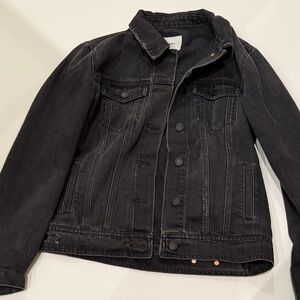 Old Navy Black Denim Jean Jacket